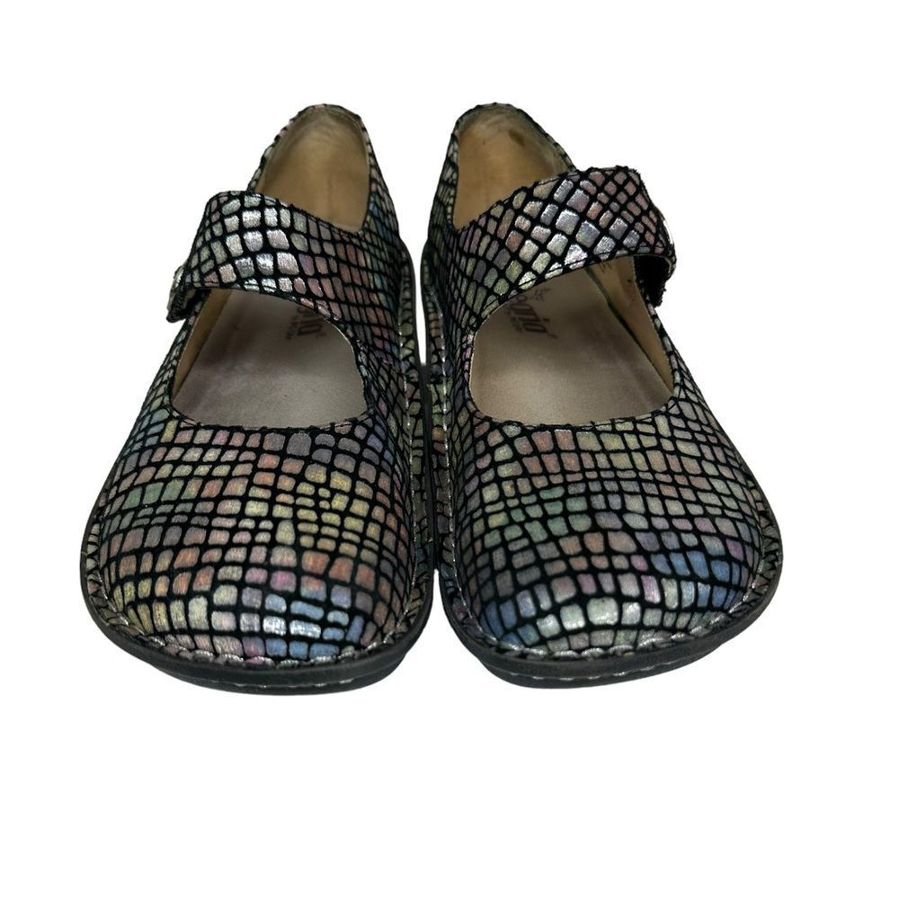 ALEGRIA Women's Size 6.5 EU 36 Paloma Pastel Stone Mary Jane Clog PAL-545 - Picture 2 of 8